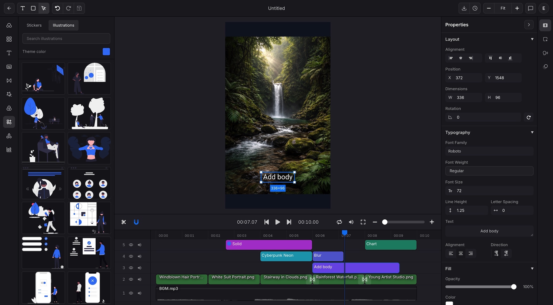 Editor panels that stand in for developer mode and JSON template export