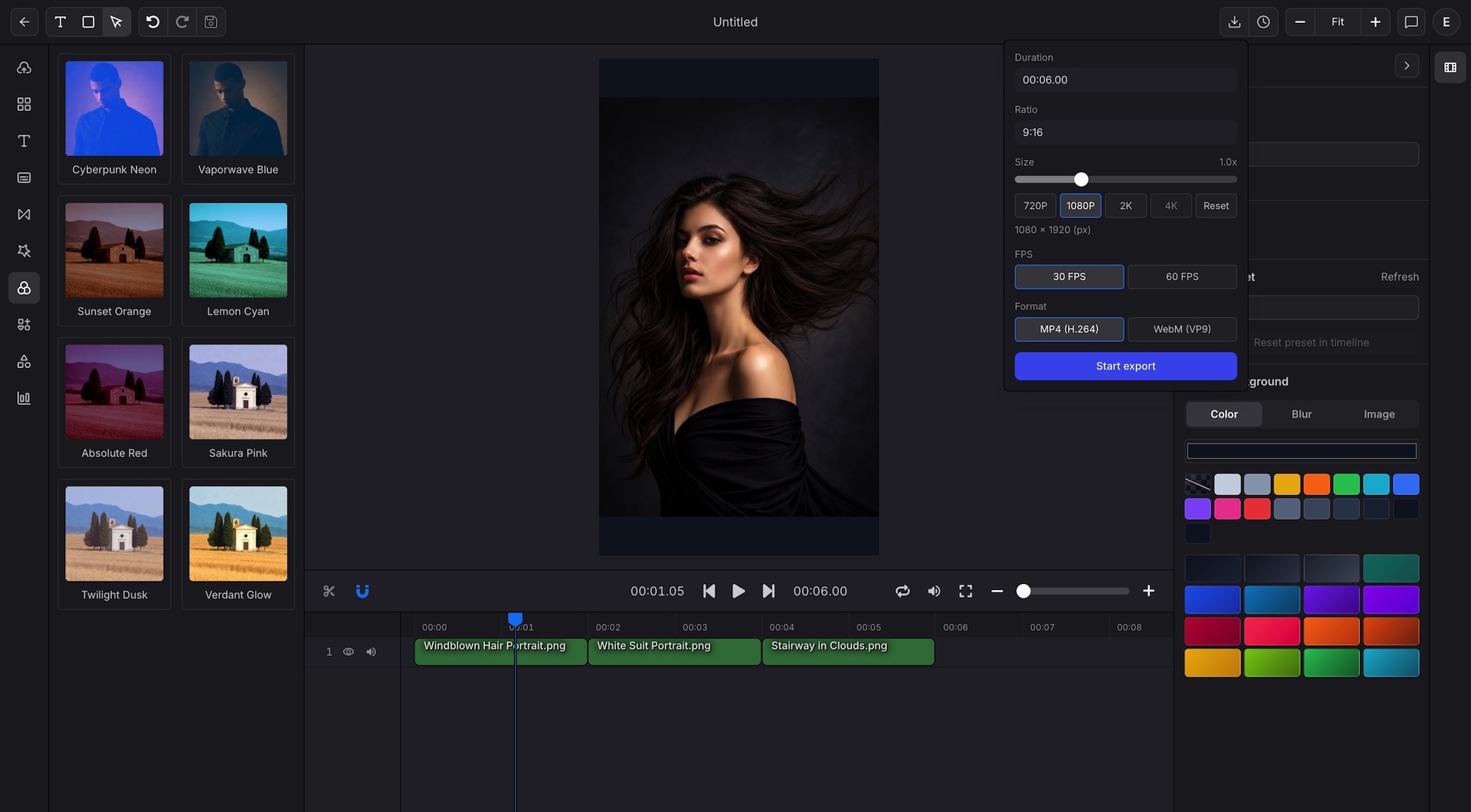 Brand and export controls for custom video output settings