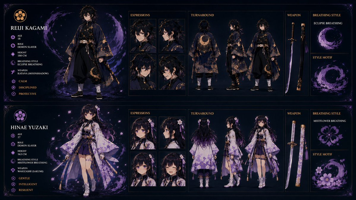 GPT Image 2 preview rendered in anime style, featuring Portrait Subject, Human Figure, Character Design, Fantasy Theme, UI Interface, Game UI, Bold Typography, Luxury Branding, Detail Rich, and Tech Product.